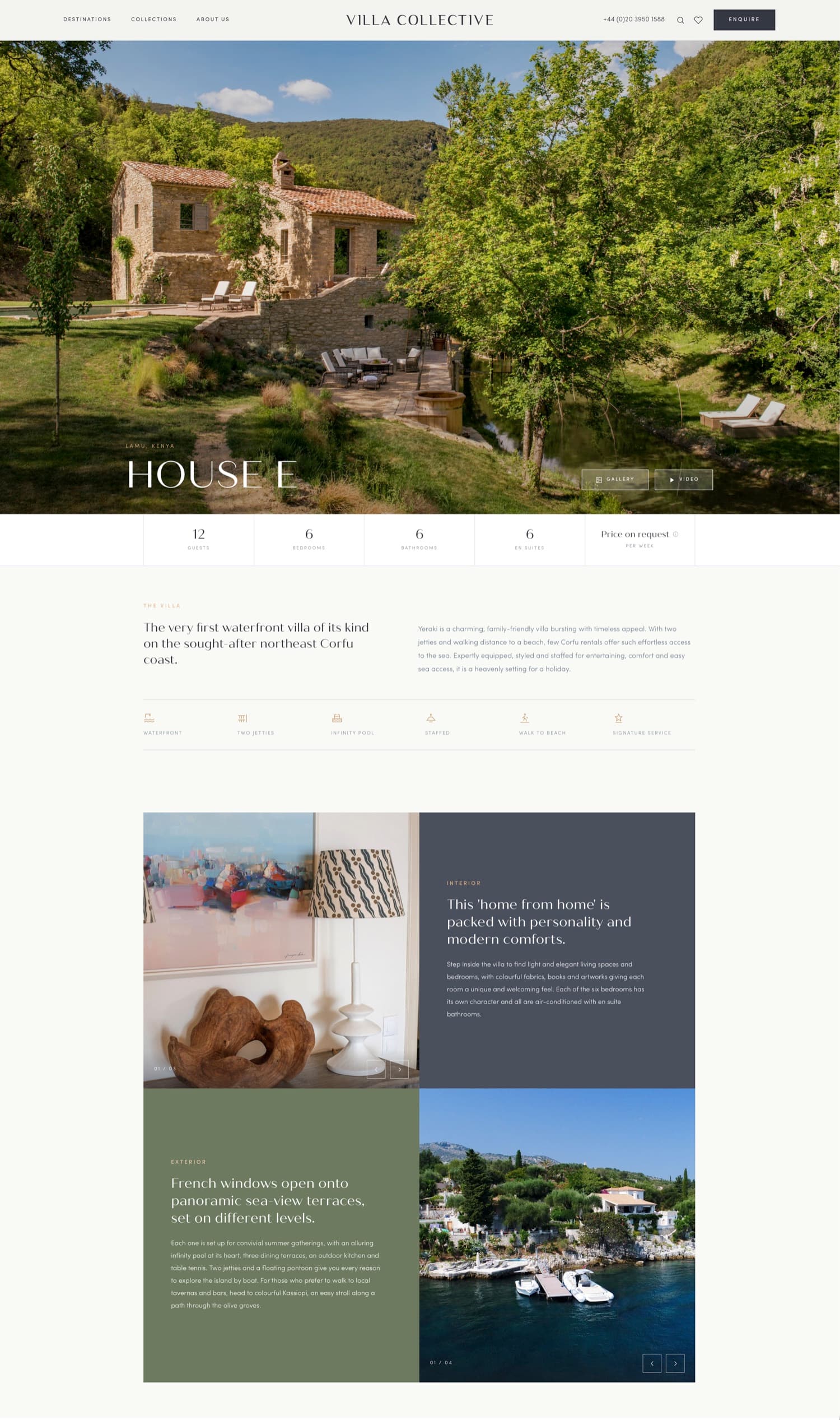 Villa Collective villa page